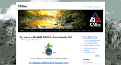 Desktop Screenshot of cageo.cz